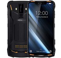 DOOGEE S90 IP68/IP69K Waterproof Shockproof Outdoor Smartphone(10050mAh Battery), Android 8.1 Helio P60 Octa-core 6GB+128GB, 6.18" FHD + 19:9 Screen,16MP+8MP AI Camera, (Orange)