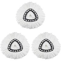 3 Pack Spin Mop Replacement Head for OCedar Microfiber Mop Head Refills Easy Cleaning Mop Head Replacement