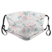 Floral Protective Mask with Gasket Disposable Water Repellent Multilayer Filter Adult Sunscreen Large Mask M