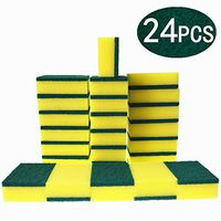 Kitchen Dishwashing Sponges Dual-purpose Non-Scratch Cleaning Scrub Sponges(24 PCS)
