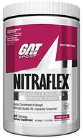 GAT - NITRAFLEX Fruit Punch - Testosterone, Nitric Oxide, Strength, Energy, Boosting Powder, Improve Exercise Performance, Creatine-Free - 600 Gram (Pack of 1)