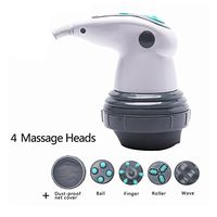 Vibration Full Body Massage Electric Muffler Slimming Kneading Massage Roller for Waist Lose Weight Portable Electric Relaxation