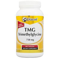 Vitacost TMG - Trimethylglycine (Betaine Anhydrous) - 750 mg - 180 Capsules