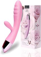 Waterproof Silicone Wand Massager, Wireless Rechargeable Magic Wand with 10 Heating Vibration Modes - Travel Bag Included (PinK)