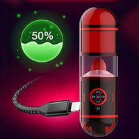 SHOOPPEE Suction Massager Toy 2 in 1 Male Aír-cräft Cup Electric Automatic Personal Self Pleasure Wand Massage for Men Sucking Male Massaging Device Waterproof Vibration Modes for T-Shirt SHOOPPEE