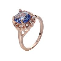 Peigen Clearance! Rings, Personality Simple Retro Inlaid Rhinestone Multicolor Ring Ladies Jewelry