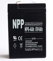NPP NP6-4Ah Rechargeable Sealed Lead Acid 6V 4 Ah Battery F1