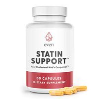 Statin Support: Your Cholesterol Medication’s Companion, Replenish Nutrients Lost When Taking Cholesterol-Lowering Meds, Dietary Supplement, 30 Capsules