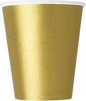 9oz Gold Paper Cups, 14ct