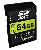 Digi Chip 64GB SDXC Class 10 for Canon Powershot G7, SX720, SX540, SX420, ELPH 360, ELPH 180 & ELPH 190 Digital Cameras