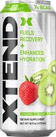 Scivation Xtend Carbonated Zero Sugar Hydration & Recovery Drink, Branched Chain Amino Acids, Electrolytes + Performance BCAAs, Kiwi Berry Blast, 16 Ounce Cans (Pack of 12)