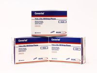 Coverlet Latex-Free Adhesive Dressings Strips Bandages - 3/4 X 3 inches - 100/ Box (Pack of 3, 300 Total)