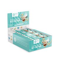 Keto Bars - 12 Count - Gluten Free Keto Friendly Bars Bars, Low Carb, Low Sugar, Kosher, High Fiber Snacks - Plant Based Protein Bars - Individually Wrapped (Vanilla Almond)