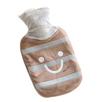 Hot Water Bottle Filling Water Plush Rubber Warm Water Bag #4
