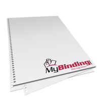 32lb 4:1 Coil 44 Hole Pre-Punched Binding Paper - 250 Sheets (8.5" x 11")