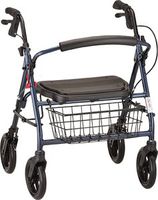 Rolling Walker Blue Petite Mini 400 lb Capacity Bariatric