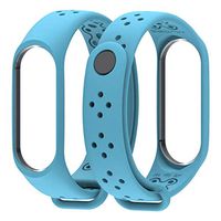 Mike Franklin's Compatible Xiaomi MI Band 3, Durable Replacement TPU Anti-Off Wristband Quick Release Breathable Watch Band (S4)