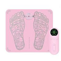 WZJN Foot Massager Machine, Folding Portable Electric Foot Massager, Promoting Blood Circulation for Feet & Legs for Foot Treatment, Massage, Reduce Fatigue,Pink