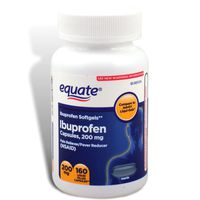 Equate - Ibuprofen Softgels 200 mg, 160 Liquid Filled Capsules