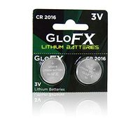 CR2016 Battery- Lithium Button Coin Cell Batteries - 3V 3 Volt - Remote Watch Jewelry led Rave Gloves Orbit Key fob Replacement 2016 CR Pack Set Bulk (2 Pack)