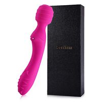 Powerful Full Body Wand Therapeutic Massager with 8 Vibrating Patterns Dual Motor, Quiet, Silicone Therapy Personal Massager Cordless for Muscle Aches and Sports Recovery