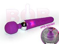 Cordless Wand Massager, Powerfull Vibration, Rechargeable Water Resistant Personal Massager with Multiple Modes