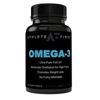 Authentic Pure Alaska Ocean Wild Catch Fish Oil 1200 MG, Omega-3 Premium: Pharmaceutical Grade Omega3 Fish Oil - No Aftertaste, Burp-Less