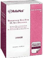 ReliaMed Transparent ADH Film Dressing 2 3/8" X 2 3/4", Box of 100