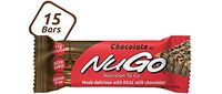 NuGo Protein Bar, Chocolate, 11g Protein, 170 Calories, Gluten Free, 15 Count