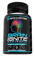 Rockstar Brain Ignite - Extra Strength Brain Supplement for Clarity, Focus, & Memory- Mental Performance Nootropic With Ginkgo Biloba - Scientifically Formulated for Optimal Performance, 60 Count