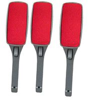 Original 3 Pack Swivel Magic Lint Brush Clothes Fabric Pet Hair Dust Dandruff Remover Cleaner, Eliminates The Need to use a Vacuum or costly Sticky Rollers and Refills