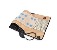 LUCKYYAN Multifunctional CI032AM Inflatable Traction Vibration Massage pillow Electric Far infrared Heat Therapy Massager for Cervical Spine Neck and Shoulder - Help Relieve Pain Quickly - Yellow