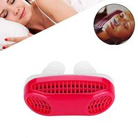 Snore Stopper Snoring Solution Devices, Anti Snoring Chin Strap with Nose Vents Plugs, Anti Snoring Snore Stopper Nasal Dilators Reduction Device