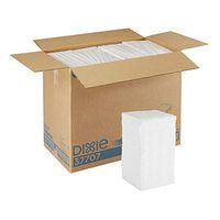 Dixie 1/4-Fold 1-Ply Luncheon Napkin (Previously Acclaim) by GP PRO (Georgia-Pacific), White, 37707, 500 Napkins Per Pack, 12 Packs Per Case
