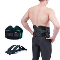 Lumbar Sopport Back Brace - Lower Back Pain Relief Belt with Back Stretcher for Men Women - M Size Exercising Working Outside Walking