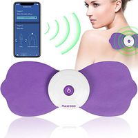 Rechargeable Wireless Bluetooth Tens Unit - Phone APP Control Muscle Stimulator Massager Device TENS Machine Pulse Physiotherapy Body Mini Massager for Back Shoulder Leg Neck Pain Relief