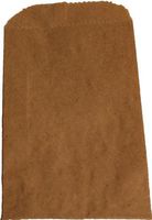100 Natural Kraft Merchandise Bags, 5"x7-1/2", No Gusset by WCI