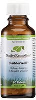 Native Remedies BladderWell Tablets - Natural Homeopathic Formula for Burning and Frequent Urination - Supports Bladder Health - 180 Tablets