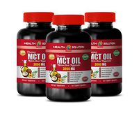 Metabolism Booster Natural Metabolism Accelerator - Premium MCT Oil 3000 MG - Keto Formula - mct Oil Weight Management - 3 Bottles 360 Liquid Capsules