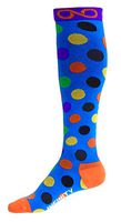 Infinity Compression Socks (1 Pair) (Sky Dots, L/XL)