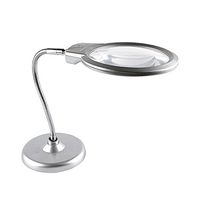 Magnifier High Magnification Desktop Magnifier with Light 10x 130mm HD LED Light 20x 25mm Old People Read Optical Glass Lens Watching The Phone Identification Repair Table Lamp Magnifying Glass