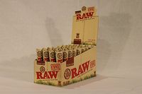 36 Raw ORGANIC Cones Pre-Rolled Rolling Papers, Raw ORGANIC Natural Unrefined Cones Rolling Paper King Size, 12 Packs of 3 Cones + Beamer Smoke Limited Edition Sticker