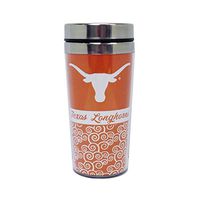 Jenkins Enterprises Texas Longhorns 14oz Spiral Coffee Travel Tumbler