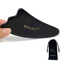 Gua Sha Scraping Massage Tool,Buffalo Horn Guasha Tools,Reduce Neck and Muscle Pain,SPA Physical Therapy Board Trigger Point Acupuncture,Body ASTYM Treatment [Triangle Shape]