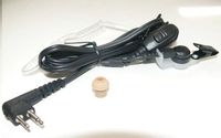 2 Wire Surveillance MIC EARPIECE for Motorola CP200 PR400 HYT Radio Headset A111