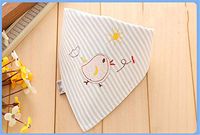 Infant Children's Saliva Towel Children Cute Bib Scarf Baby Cartoon Waterproof Cotton Triangle Towel Ten Pieces