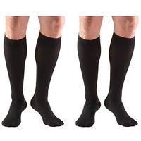 Truform Compression 20-30 mmHg Knee High Stockings Black, Medium, 2 Count