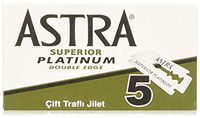 Astra Platinum Double Edge Safety Razor Blades ,100 Count (Pack of 1)