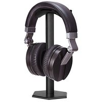 Headphone Stand, Fatanics Universal Headset Holder for Over Ear Headphones, Made of Aluminum and ABS, Black
