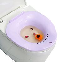 She-love Sitz Bath Hip Bath Tub Kit, Postpartum Care Sitz Bath Avoid Squatting for Pregnant Women, Hemorrhoids Patients Treatment On The Toilet Orepisiotomy Sitz Bath(Purple)